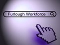 Furloughed Or Downsized Employees Sent Home. - 3d Illustration