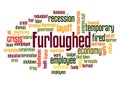 Furloughed word cloud concept 2