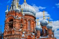 Domes of the Furmanov Cathedral Royalty Free Stock Photo