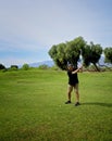 Furnace Creek Golf Course Death Valley Royalty Free Stock Photo