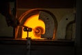 Furnaces in the glass factory Royalty Free Stock Photo