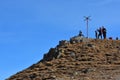 Furnica mountain in National Park Bucegi of Carpathians mountains, Romania Royalty Free Stock Photo