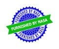 FURNISHED BY NASA Bicolor Clean Rosette Template for Stamp Seals