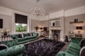 Drawing room within renovated victorian rectory