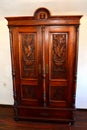 Furniture in Bran Castle, home of Dracula, Brasov, Transylvania Royalty Free Stock Photo