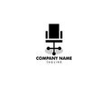 Furniture chair company logo Royalty Free Stock Photo