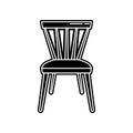 Furniture Chair  icon. Element of household for mobile concept and web apps icon. Glyph, flat icon for website design and Royalty Free Stock Photo