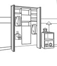 Furniture coloring page