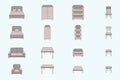 Furniture Icons set 02