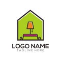 Furniture logo design and icon