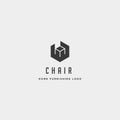 furniture logo design vector icon illustration icon isolated Royalty Free Stock Photo