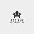 furniture logo design vector icon illustration icon isolated Royalty Free Stock Photo