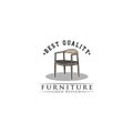 Furniture Logo Template. Furniture logo. modern template design. vector icon illustration.