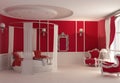 Furniture in luxury bedroom Royalty Free Stock Photo
