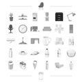 Furniture, office, electrical and other web icon in black style.appliance food, cooking, shopping icons in set Royalty Free Stock Photo