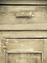 Furniture part. Closeup of wooden kitchen cabinet