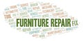 Furniture Repair word cloud