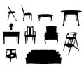 Furniture Silhouettes