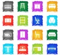 Furniture simply icons