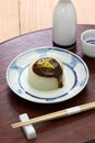 Furofuki daikon, simmered japanese radish served with miso sauce