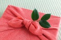 Furosiki, japanese silk wrapping cloth Royalty Free Stock Photo