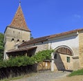 The Furriers` Tower in the Sighisoara citadel Royalty Free Stock Photo