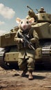 Furry Cadet: Mouse Chronicles Bravery in the Army Ranks