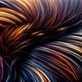 Furry and fluffy texture with animal fur. Generative AI Royalty Free Stock Photo