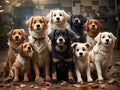 Furry Friends Unleashed: A Gallery of Adorable Grouped Dogs