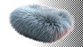 Furry grey texture, soft material, cozy surface, and warm background element png transparent image Generative AI Royalty Free Stock Photo