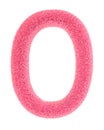 Furry pink letter