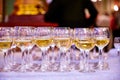 Furshet. Glasses of wine Royalty Free Stock Photo