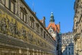 Furstenzug, Dresden, Germany Royalty Free Stock Photo