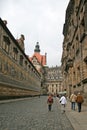 Furstenzug (Procession of Princes, 1871-1876, 102 meter, 93 people). DRESDEN, GERMANY