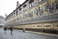 Furstenzug (Procession of Princes) is a giant mural decorates the wall