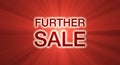 Further sale banner light halo