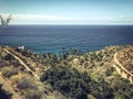 Further view over the coast to the neighboring island