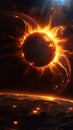 Fury Unleashed The Spectacular Solar Flare - A Blazing Inferno Across the Celestial Canvas