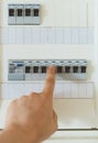 Fuse board. Royalty Free Stock Photo