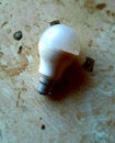 It is fuse bulb which is lying down. Royalty Free Stock Photo