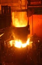steel production in the metallurgical furnace