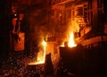 Metallurgy, steel production in the metallurgical furnace