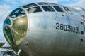 Fuselage and cockpit of military aircraft bomber