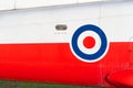 Fuselage of Jet Provost T3A aircraft, Brooklands. Royalty Free Stock Photo