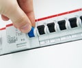 Fuses control Royalty Free Stock Photo