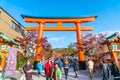 Fushimi Inari Shrine, Japan - 2016 NOV 23 : is an important Shin Royalty Free Stock Photo
