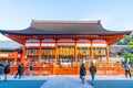 Fushimi Inari Shrine, Japan - 2016 NOV 23 Royalty Free Stock Photo