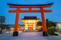 Fushimi Inari Shrine Kyoto Royalty Free Stock Photo
