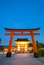 Fushimi Inari Shrine kyoto Royalty Free Stock Photo