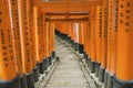 Fushimi Inari shrine in Kyoto, Japan Royalty Free Stock Photo